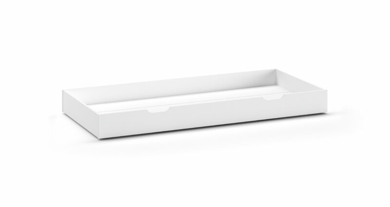 Lit Cabane BLANC avec tiroir 90x200 cm en pin massif – Image 4