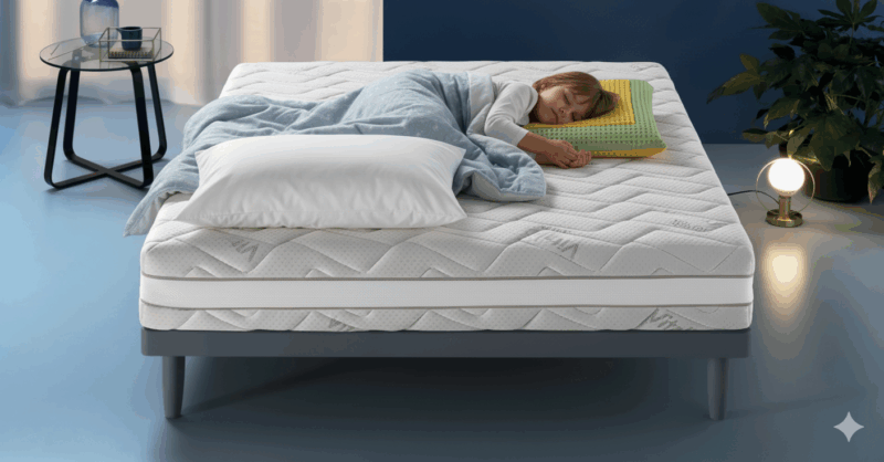 Oreiller à mémoire de forme pour enfant  "Respire Soja" – Image 3
