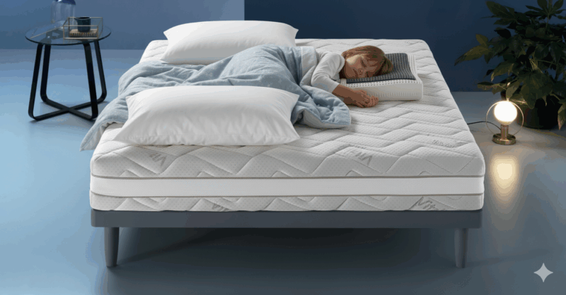 Oreiller Cervical pour enfant à mémoire de forme "Double Vague" – Image 3